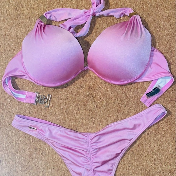 SOLD Victoria’s Secret bombshell Brazilian cheeky bikini 34D M - Picture 2 of 2